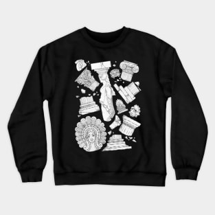 Greek Architectural Elements Crewneck Sweatshirt